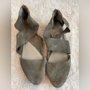 Eileen Fisher Bovery suede wedge platforms size 9.5